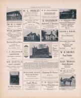 Dr. W. L. Eddy, Milan Pharmacy, M.L. Pinkley, The Island Farm Dairy, William Walters, Rock Island County 1905 Microfilm and Orig Mix